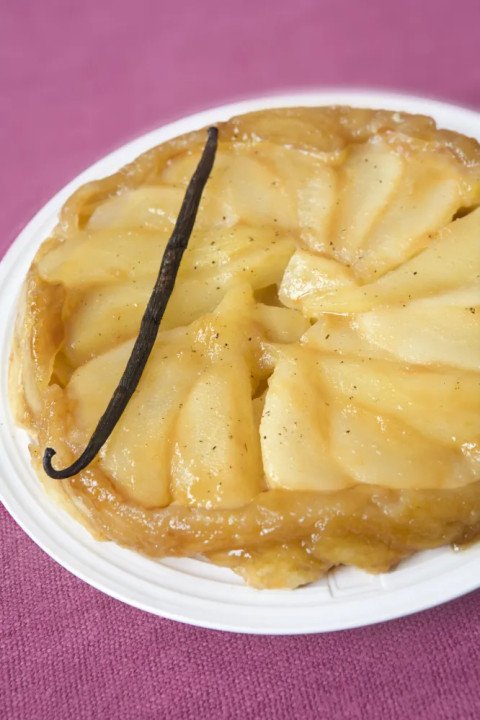 Tarte tatin aux poires et aux épices
