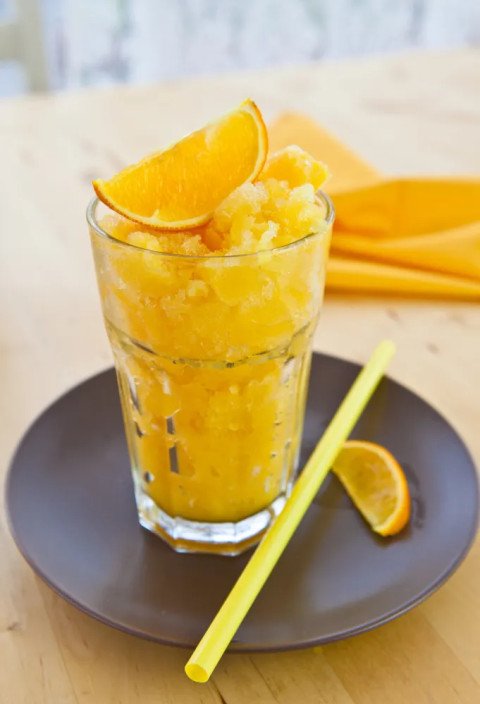 Granité a l orange et grand-marnier