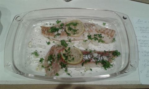 Filet de colin sauce citron