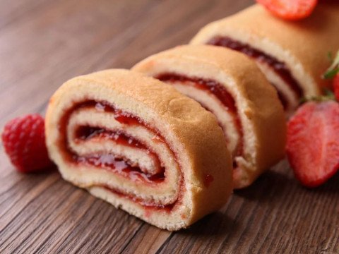 Gâteau roulé à la confiture