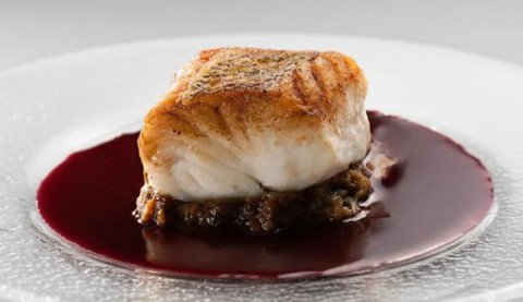 Le sandre rôti aux échalotes confites et au vin rouge de Bernard Loiseau