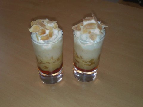 Verrines façon tarte tatin