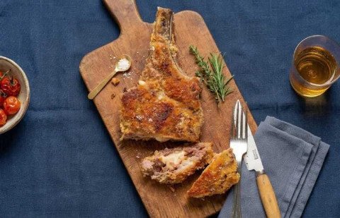 Côtes de Veau en Cordon Bleu Géant au Jambon de Parme et Scamorza