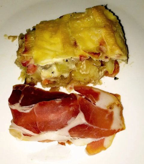 Tartiflette aux anciens légumes