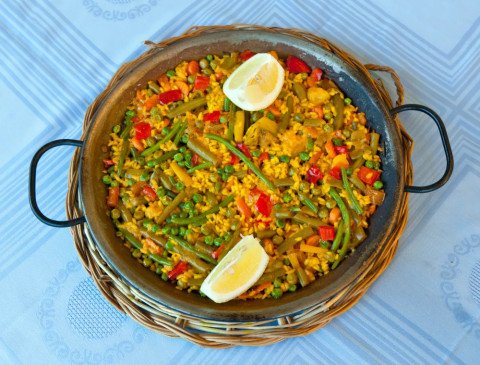 Paella végétalienne express