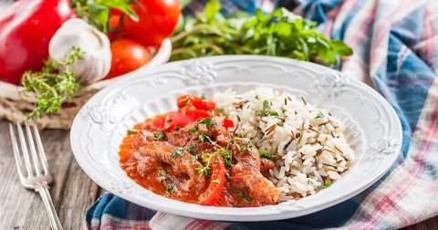 Ragoût de boeuf aux poivrons