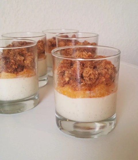 Panna cotta gourmande aux clémentines