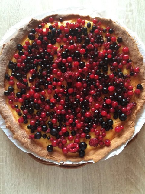 Tarte aux fruits et au fromage blanc préparée de A à Z