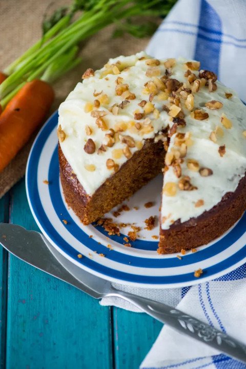 Gâteau de carottes au gingembre (Angleterre)