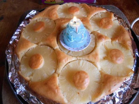 Gâteau exquis à l'ananas
