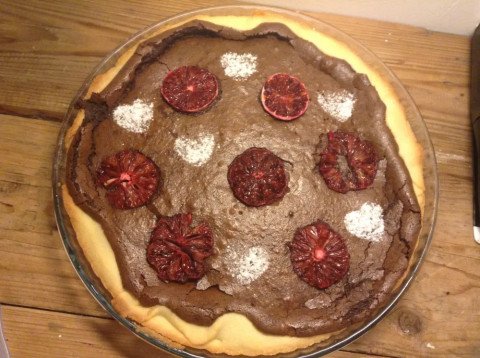 Tarte au chocolat et à l'orange