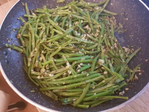 Haricots verts à l'indienne