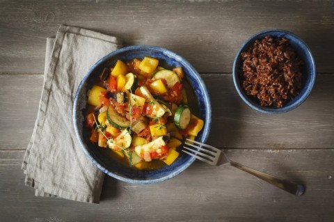 Ratatouille au micro-ondes