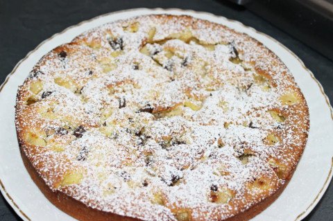 Gâteau aux pommes choco coco