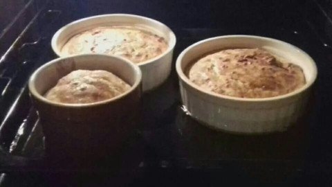 Petits soufflés au crabe