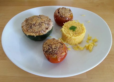 Petits légumes farcis trop bons