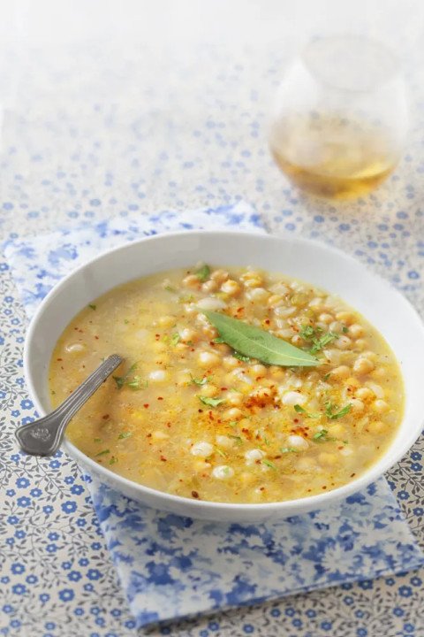 Potage de pois chiches  ( Italie du sud )