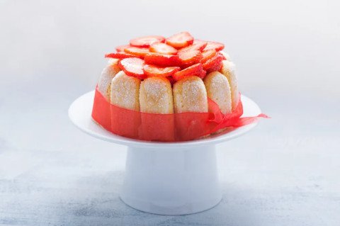 Charlotte aux fraises inratable