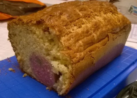 Saucisson en brioche à la pistache
