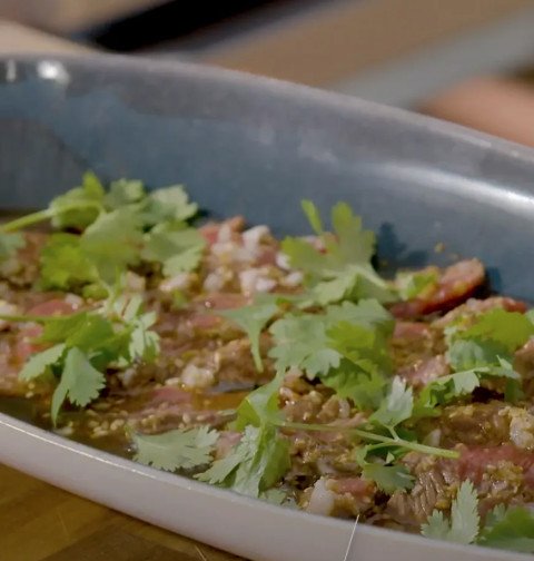 Tataki de boeuf par Laurent Mariotte