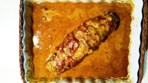 Filet mignon  farci aux tomates séchées et pignons