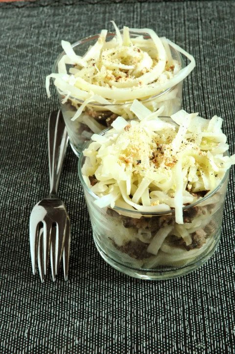 parmentier de chou (poisson ou viande)