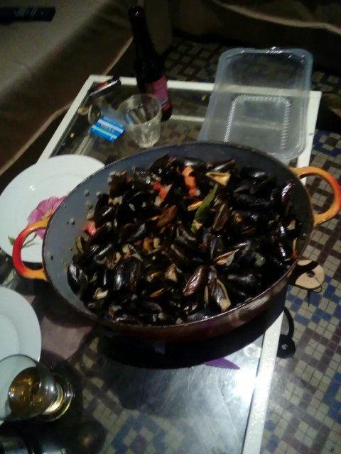 Moules au naturel