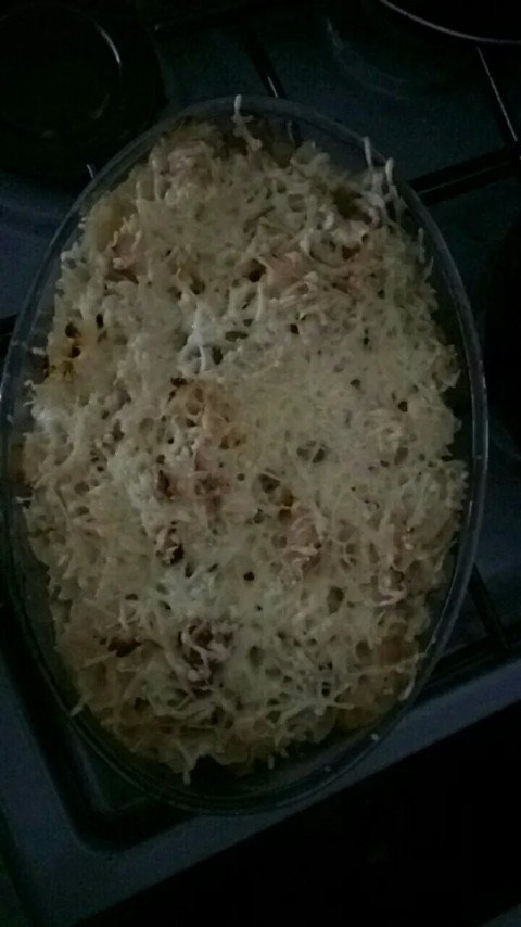 Gratin de pâtes aux chipolatas