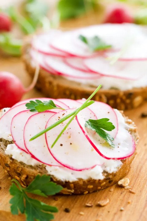 Tartines au fromage blanc (Belgique)