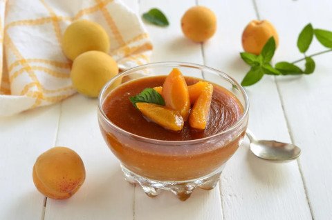 Pudding aux abricots