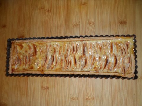 Tarte aux pommes à l'alsacienne / Apfelkuche