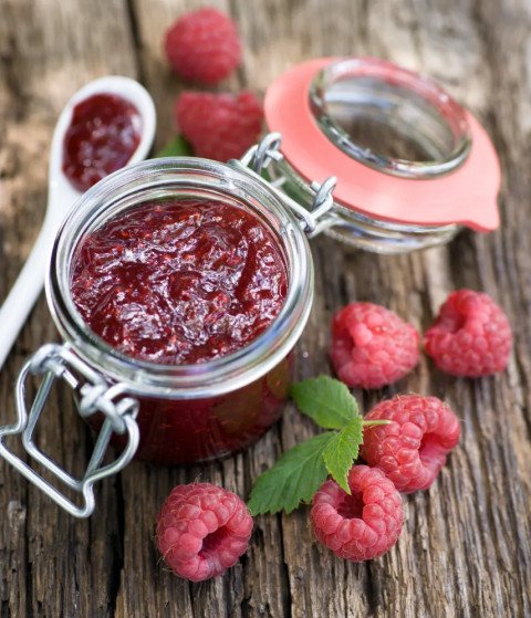 Confiture de framboises facile