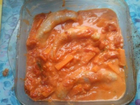 FILETS DE LOTTE A L'AMERICAINE