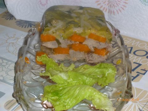 Langues de porc en gelée