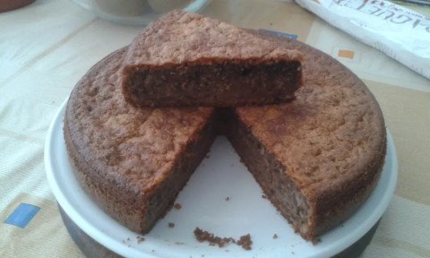Gâteau aux amandes et aux noix