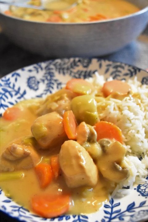 Blanquette de poulet express