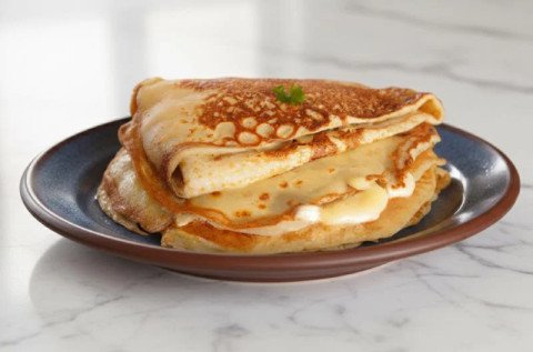 Crêpes fondantes au morbier