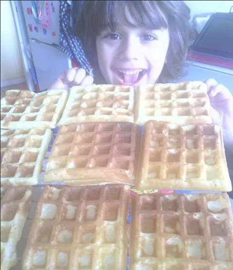 Gaufres au lait légères