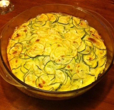 Clafoutis aux courgettes très simple et rapide