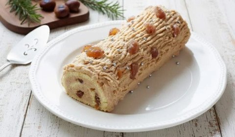 Bûche à la crème de marron