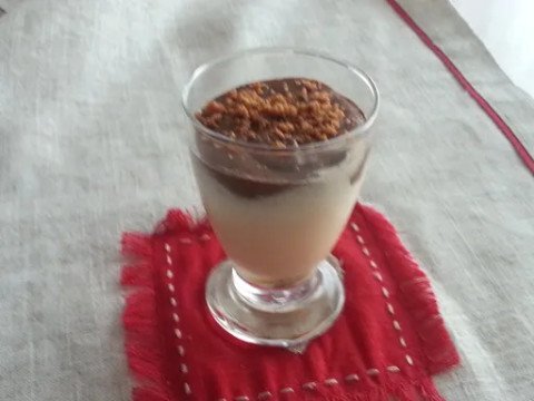 Coupe tiramisu et mousse au chocolat