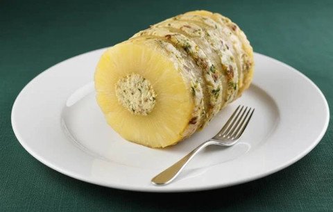 Bûche glacée à l'ananas