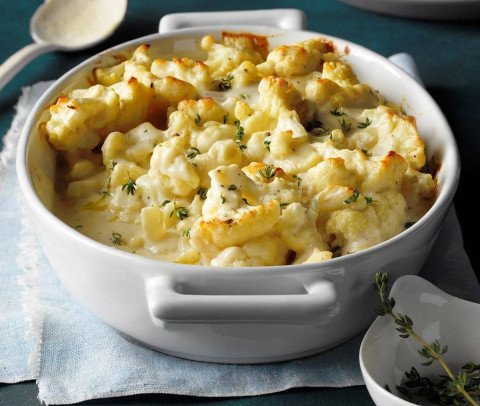 Gratin de chou fleur au Cookeo