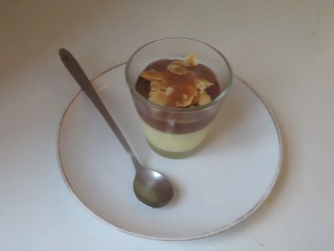 duo pudding-mousse au caramel