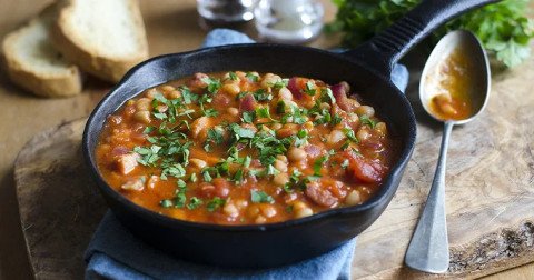 Ragoût minute de haricots blancs