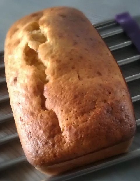 Cake au yaourt fraise banane