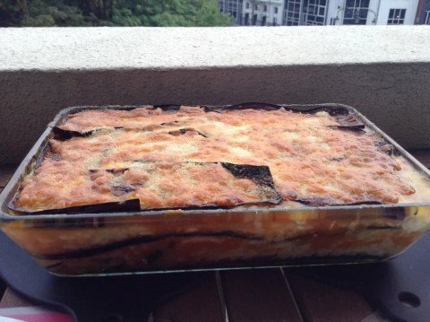 Lasagne aubergine-risotto