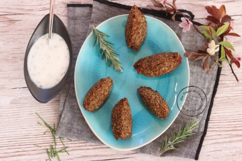 Falafels de lentilles germées