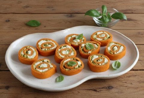 Roulé à la tomate et Pouligny Saint-Pierre AOP