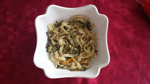 Tagliatelles aux légumes d'été